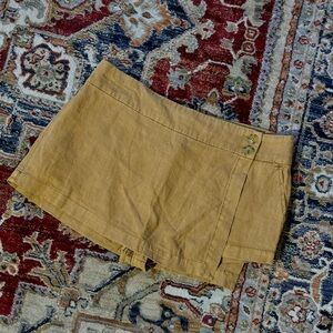Free People Women's Tan Skort